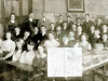 Jacksdale School 1912 Courtesy AP Tansey. Staff are Miss Preston, Mr Stringfellow (head) & Mr Storer