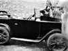 Les Beeby (dcsd) ex- Jacksdale barber scratches his head over his Morris motor car