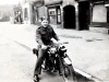 Eddie one of our WW2 veterans on his BSA motorbike - 1940s