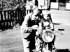 Claude Earnshaw founder of Knightsbridge Garage, Jacksdale, ex WW2 veteran, named after the Battle of Knightsbridge