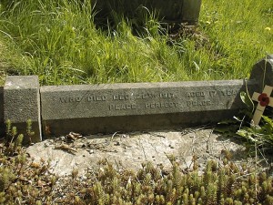 Jesse is mentioned on his parents' grave in St. Mary's Churchyard