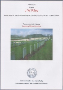 Riley John W CWGC