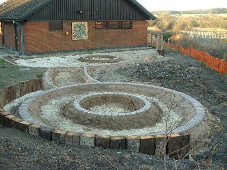 2004 Foundations are laid for the Memorial Garden
